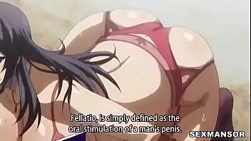 งานดีหาดูยาก หนังโป๊อนิเมะ Anime Porn นักเรียนแอบขึ้นมาเย็ดบนตึก เปิดนมบีบโคตรเงี่ยน ประธานมาเห็นจับเย็ดแบบ Threesome สะเลย